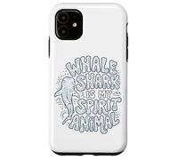 Custodia per iPhone 11 Modello Boho Balena Shark Spirit Animal Art