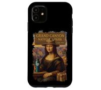 Custodia per iPhone 11 Mona Lisa Grand Avventura Canyon Vacanze America Viaggi Usa