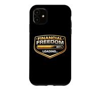 Custodia per iPhone 11 Money Tree Financial Freedom Side Hustle Finanza passiva
