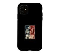 Custodia per iPhone 11 Monumento nordico delle rune celtiche di pietre antiche