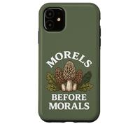 Custodia per iPhone 11 Morel Hunter Humor Morels prima della morale