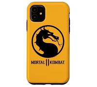 Custodia per iPhone 11 Mortal Kombat 11 Dragon Black Logo