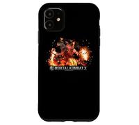 Custodia per iPhone 11 Mortal Kombat X Scorpio Flames