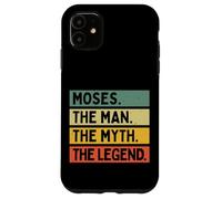 Custodia per iPhone 11 Mosè L'uomo Il mito La leggenda Divertente Citazione Personalizzata