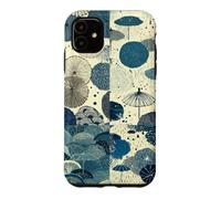 Custodia per iPhone 11 Motivo a cresta fine Rain Edo