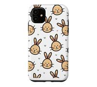 Custodia per iPhone 11 Motivo conigli