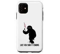 Custodia per iPhone 11 Murderous Sloth With Knife Halloween Gag Gift For Sloth Fans