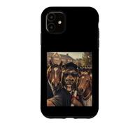 Custodia per iPhone 11 Mustangs Graduazione Selfie Divertente Mamma Papà Grad Senior Class