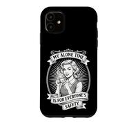Custodia per iPhone 11 My Alone Time Is For Everyone's Safety Introverso