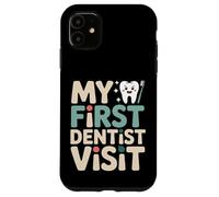 Custodia per iPhone 11 My First Dentist Visit Kids Spazzolino da denti Smile