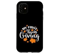 Custodia per iPhone 11 My First Thank Giving USA America Holiday