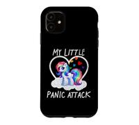 Custodia per iPhone 11 My Panic Little Attack Vintage Pony Funny Graphic