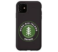 Custodia per iPhone 11 Myre Big Island State Park Minnesota MN Forest Tree Badge