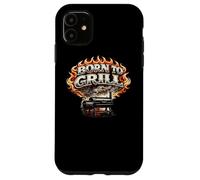 Custodia per iPhone 11 Nato per grigliare barbecue fumatore papà pitmaster regalo