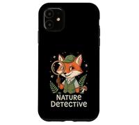 Custodia per iPhone 11 Nature Explorer Detective Fox - Lente d'ingrandimento per bambini