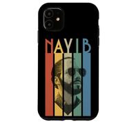 Custodia per iPhone 11 Nayib Bukele El Salvador Leader Stile Retro Grafica