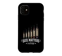 Custodia per iPhone 11 Needle Size Matters Funny Nursing And Nurses