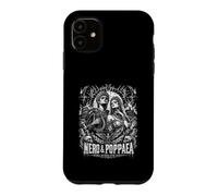 Custodia per iPhone 11 Nero E Poppaea Roma Brucia Per Vanità Antica Roma