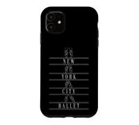 Custodia per iPhone 11 New York Vintage Retro Style Design Ballet Dancing