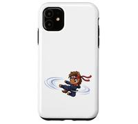 Custodia per iPhone 11 Ninja Horse Karate Kick Anno del Cavallo 2026 Arti Marziali