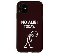 Custodia per iPhone 11 No Alibi Today Omicidio Mistero Cena Detective Night Party