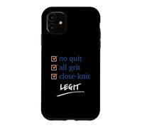Custodia per iPhone 11 No quit, all grit... LEGIT. NY Pro Basket