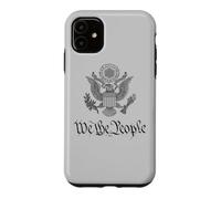 Custodia per iPhone 11 NOI IL POPOLO AMERICANO CALDO EAGLE SEAL BANDIERA COSTITUZIONE DEGLI STATI UNITI