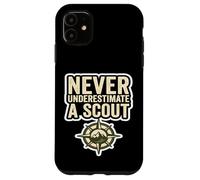 Custodia per iPhone 11 Non devi essere pazzo per essere un leader scout