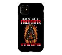 Custodia per iPhone 11 Non è solo un pompiere, è mio fratello