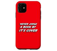 Custodia per iPhone 11 Non giudicare mai un libro dalla copertina | Dire Citazione