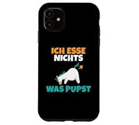 Custodia per iPhone 11 Non mangio niente che scoregge vegani e vegetariani