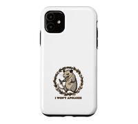 Custodia per iPhone 11 Non mi scuso Opossum