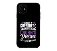 Custodia per iPhone 11 Non sono un supereroe ma sto combattendo la malattia di Crohn