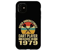 Custodia per iPhone 11 Non sottovalutare mai il giocatore di freccette nato nel