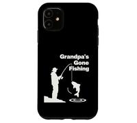 Custodia per iPhone 11 Nonno Andato Pesca Divertente Pescatore Nonno Hobby All'aperto