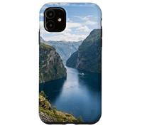 Custodia per iPhone 11 Norvegese Fiordo montagna scogliere acqua paesaggio scenico