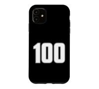 Custodia per iPhone 11 NUMERO 100 MAGLIA SPORTIVA CENTO ANNI