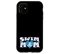 Custodia per iPhone 11 Nuotatore d'acqua a forma di cuore per piscina nuoto e immersioni