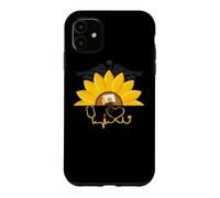 Custodia per iPhone 11 Nurse Gifts - Girasole Nurses Heartbeat Nursing RN Day