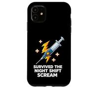 Custodia per iPhone 11 Nurse Survived The Night Shift Scream