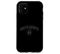 Custodia per iPhone 11 OAuth Keeper Cybersecurity IT Humor Design