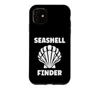 Custodia per iPhone 11 Ocean funny minimalist shells Simple quote finder Seashell