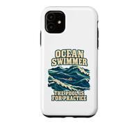 Custodia per iPhone 11 Ocean Swimmer La piscina è per la pratica in acque libere