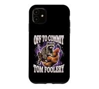 Custodia per iPhone 11 Off To Commit Tom Foolery Raccoon