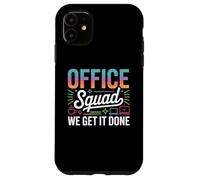 Custodia per iPhone 11 Office Squad We Get It Done Il primo giorno di ritorno a scuola