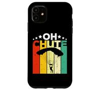 Custodia per iPhone 11 Oh Chute Skydiving Parachutist Skydive Parachuting Skydiver