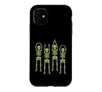 Custodia per iPhone 11 Ohio Skeleton Halloween Retro Vintage Aesthetic Graphic