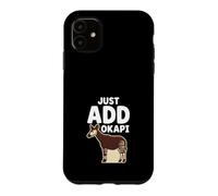 Custodia per iPhone 11 Okapi Lover Okapi Animali Rari Animali Selvatici Amante