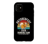 Custodia per iPhone 11 Oktoberfest 2026 Squadra Bere Facciamo Schnitzel affrontato