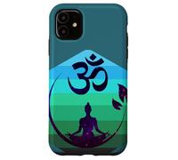 Custodia per iPhone 11 OM Universo All'interno di Aum Meditazione Yoga Spirituale